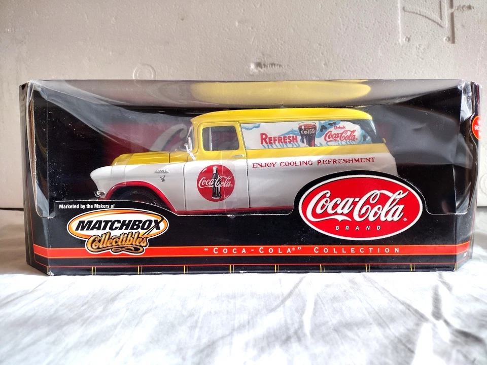 Matchbox Collectibles Coca Cola 1957 GMC Panel Van Diecast Modelo 1:18 Caja Sellada Foto 2 de 4