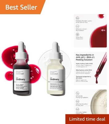 AHA 30% + BHA 2% Peeling Solution, Advanced Exfoliating Peel for Brighter Skin
