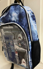SCHOOL BACKPACK FOR CHILDREN Shark SET  NEW  ...