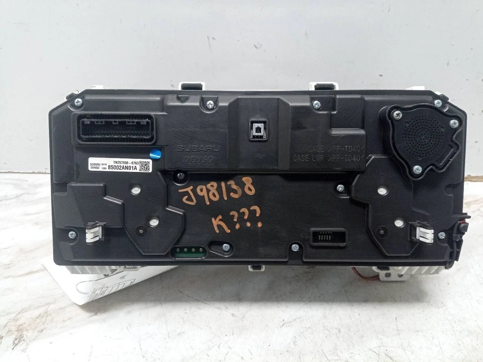 SUBARU OUTBACK -LEGACY Speedometer Cluster US Market ID 85002AN01A Fits 20   Foto 4 de 4