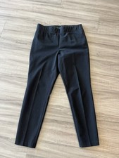 Talbots Pants 10 Black Skinny Ankle Stretch Pull On Trousers Casual Office Prepp