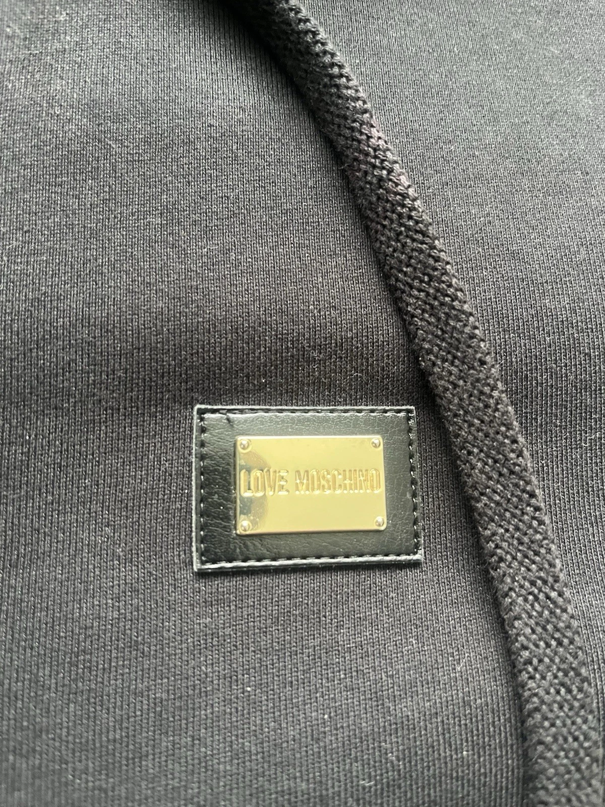 Felpa con cappuccio Moschino taglia media love moschino