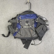 Arc'teryx Lumbar Waist Pack Fanny Pack Black Blue Hiking Mesh Pockets Bungee Q10