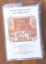 Music Box Sound Of Christmas Cassette Porter Twin Disc Music Box Music Box Sound Of Christmas Cassette Porter Twin Disc Music Box