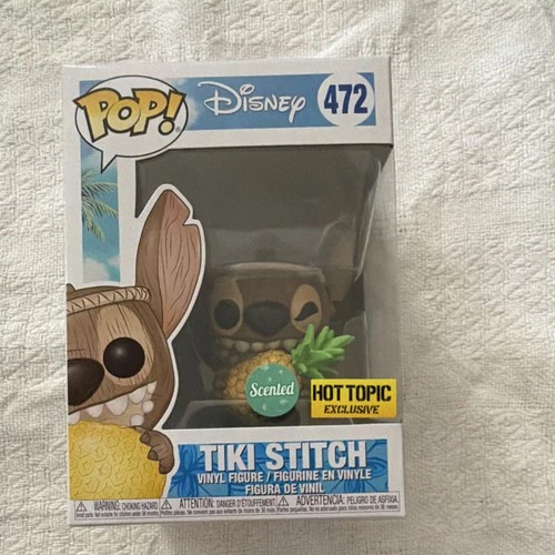Funko Pop! Vinyl Stitch Tiki 472 Lilo & Stitch Hot Topic Exclusive Scented