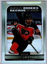 2021-22 O-Pee-Chee Platinum Tanner Laczynski Rainbow Rookie Card # 244. rookie card picture