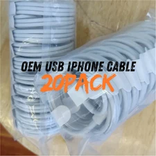 20x 3/6FT USB Charging Cable Cord For iPhone 13 12 11 8 7 6 SE Fast Charger LOT