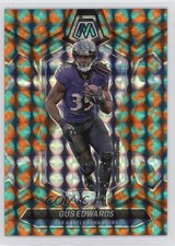 2024 Panini Mosaic Tessellation Mosaic Prizm 5/15 Gus Edwards #121 1h5t