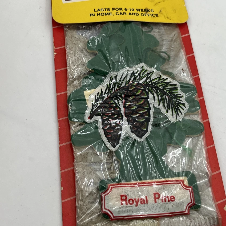 Little Trees Vintage Car Air Freshener New NOS Royal Pine Pine Old Made in USA - Image 4 of 4