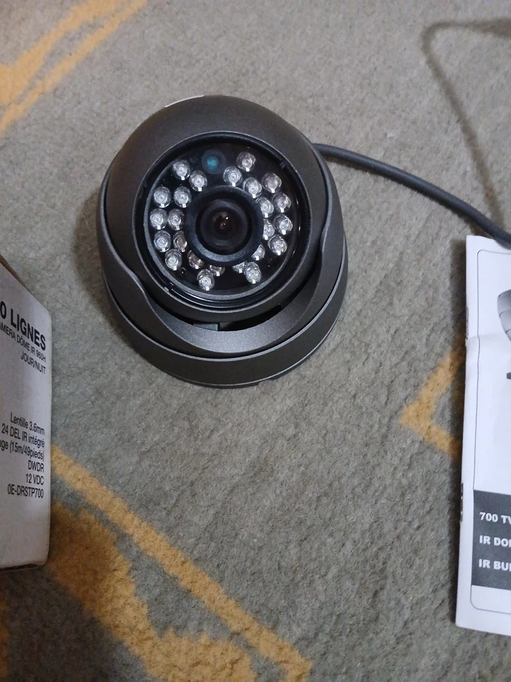 700 TVL 960H IR Vandal Dome True Day/Night Security Camera Untested for Parts - Image 2 of 4