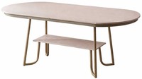 Esstisch Stil Modern Farbe Beige Holz Metall Minimalismus KüChe Neu