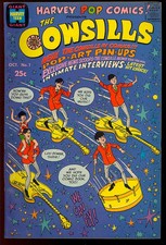 Harvey Pop Comics #1 (The Cowsills) High Grade Harvey File Copy Comic 1968 VF-