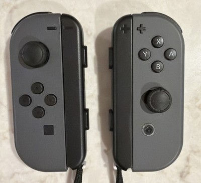 Nintendo Switch Joy-Con (L) (R) Pair Controller Only OEM Original Gray Excellent