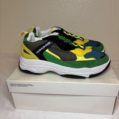 Calvin Klein Jeans Marvin Sneakers 34S0592 Men s Size 13 Multicolor New