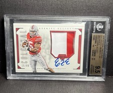 Ezekiel Elliott RPA 2016 National Treasures 15/99 Jersey Number Buckeyes BGS 9.5