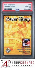 1999 UPPER DECK CHOICE #42 CHIPPER JONES BRAVES HOF PSA 10