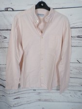 MENS CEDARWOOD STATE SOFT PINK COTTON LONG SKEEVE SHIRT SIZE MEDIUM