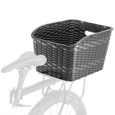 ROCKBROS Fahrradkorb hinten Gepäckträgerkorb Schultaschenkorb 41*30*24,5cm