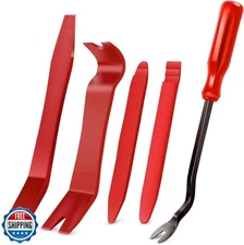 GOOACC 5 PCS Nylon Auto Trim Removal Tool Kit No-Scratch Removal Tool Kit for