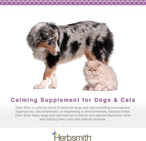 Herbsmith Calm Shen – Herbal Blend for Dogs & Cats – Natural 75g Powder  - Picture 2 of 11