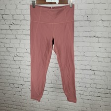Athleta Pink Athleisure Skinny Yoga Pants Leggings Size Small S (26x25)