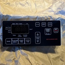 Whirlpool Control Board for Oven 9760300 9760301 6610454 Black Timer Clock