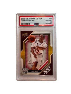 James Harden Rookie Card 2009-10 Upper Deck Draft Edition - #40 (RC) PSA 10