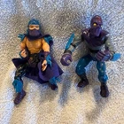 Vintage 1988 TMNT Shredder and Foot Soldier Action Figures Playmates Toys Lot