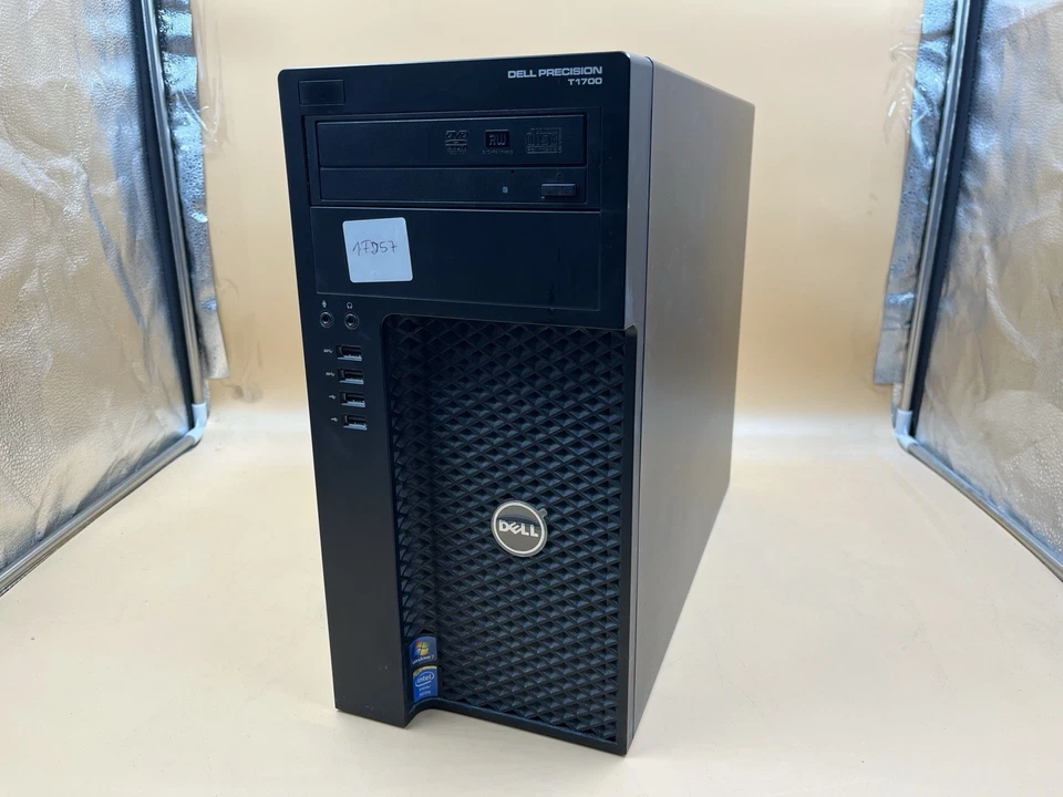 Dell Precision T1700 Xeon E3-1225 16GB RAM 2x 1TB HDD NVIDIA Quadro K2000 Win 10 - Bild 2 von 4
