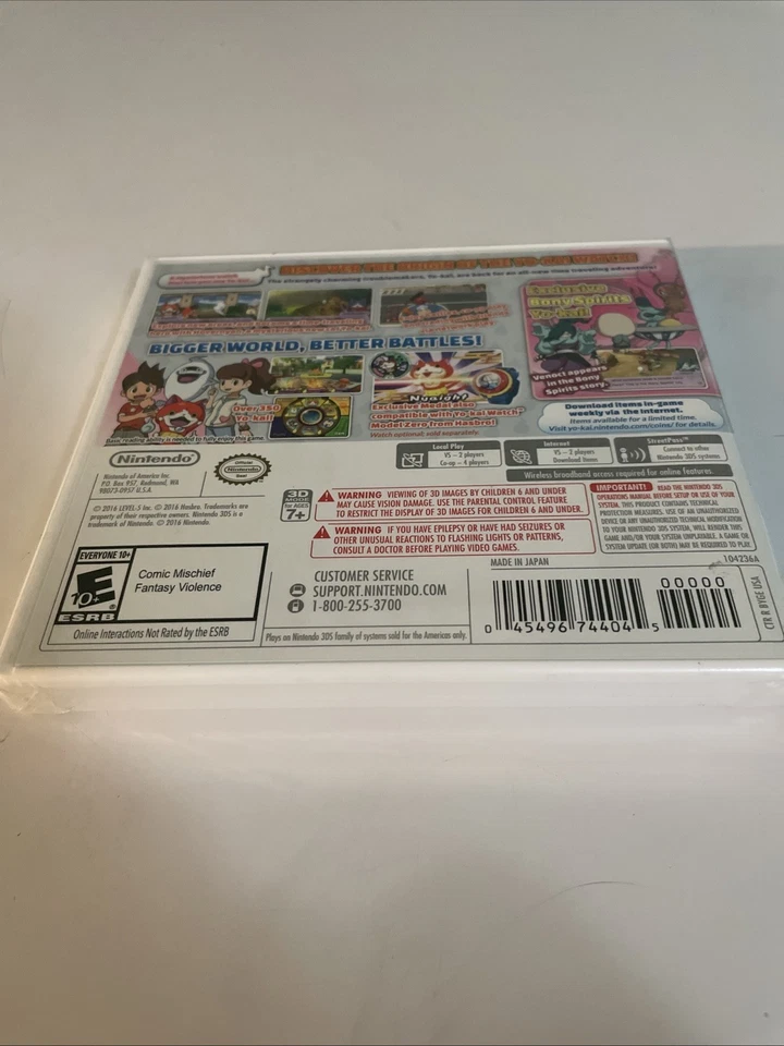 Yo-Kai Watch 2: Bony Spirits (3DS, 2016) New And Sealed - Ships Boxed - Image 2 of 4