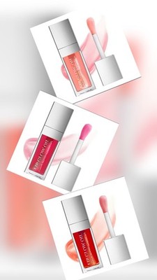 Lip Glow Oil X3 Baby Pink, Hot Pink & Cherry Red Moisturizing (Inspired By Dior)