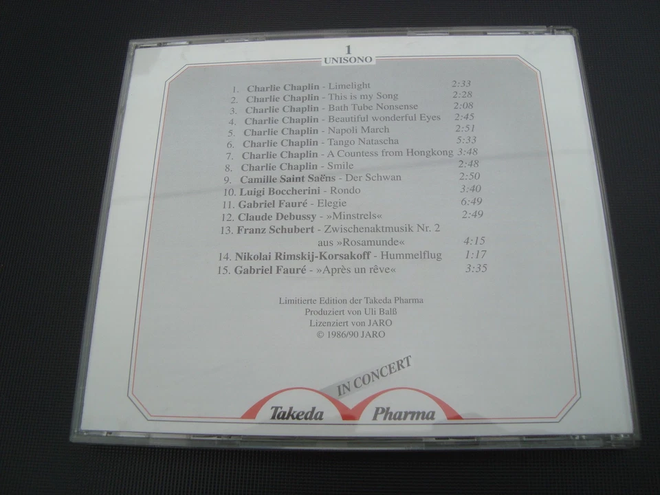 Kayoko Matsushita, Thomas Beckmann CD-Album: Spielen Charlie Chaplin... - Bild 3 von 3