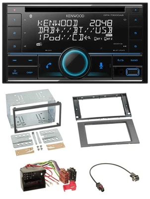 Kenwood CD 2DIN DAB USB MP3 Bluetooth Autoradio für Ford Fiesta Focus 04-08 anth - Bild 1 von 4
