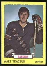 Walt Tkaczuk 1973-74 Topps #25 New York Rangers