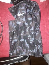 Nike Pro Therma-FIT Hood Camouflage Football Hyperwarm Polyester Spandex Unisex