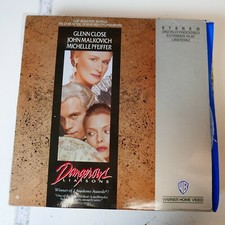 "Dangerous Liaisons" Stereo Extended Play Laserdisc LD - Glenn Close Free Ship
