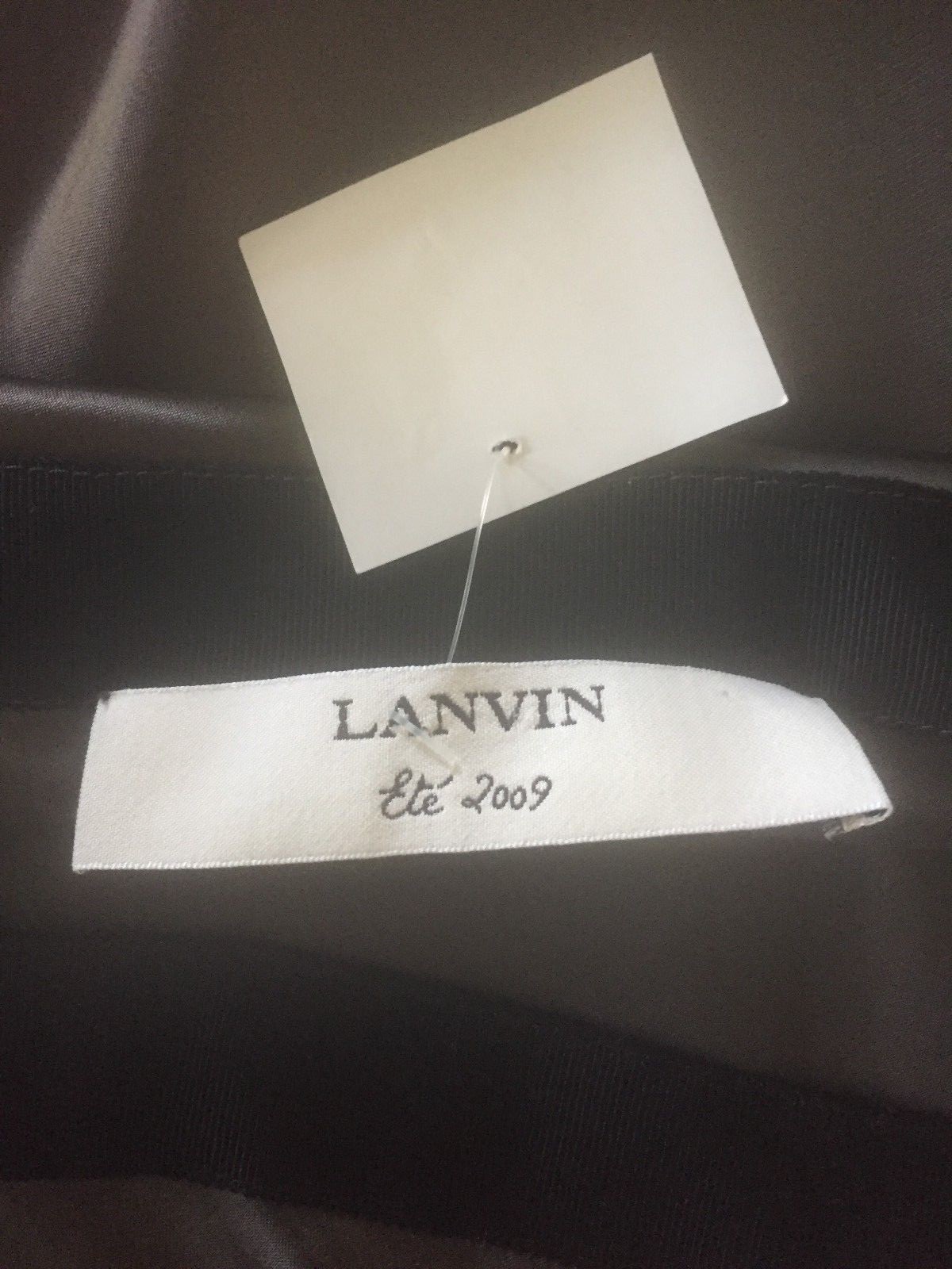 Beautiful top designer long steel grey maxi skirt by Lanvin BNWT £1000! size 8 image 8