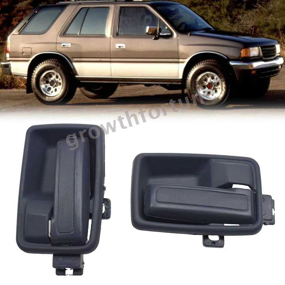 1 par de maçaneta interna cinza para Isuzu 1988-1995 PICKUP para 1984-1991 Trooper - Imagem 2 de 4