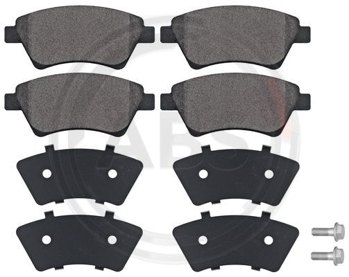 37397 A.B.S. Brake Pad Set, disc brake for RENAULT