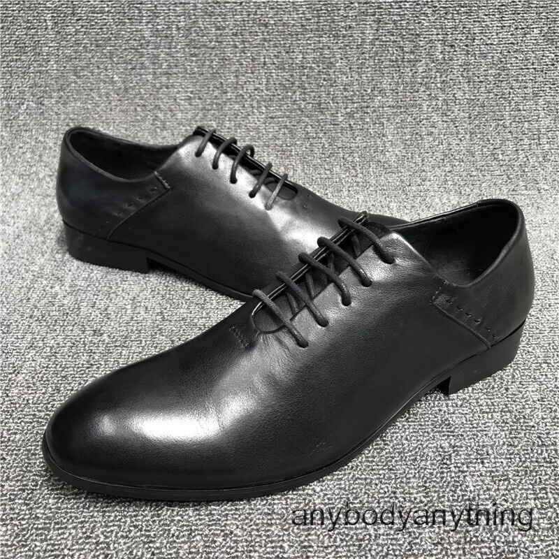 SAOLA Scarpe eleganti uomo primavera inglesi stringate vera pelle bovina formali business nuove