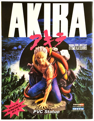 Vintage Print Ad Anime Akira PVC Statue Katsuhiro Original Promo