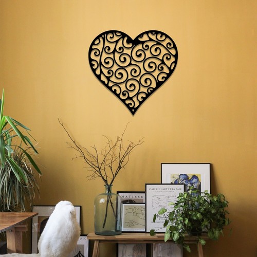 Wooden Heart Wall Art Hanging Modern Home Decoration Living Room Wall Hanging - 第 8/10 張圖片