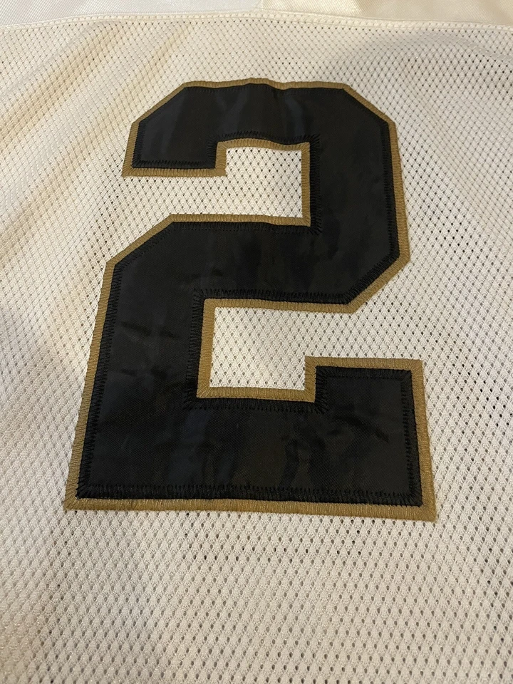 Camiseta blanca para hombre Reebok New Orleans Saints NFL Aaron Brooks #2 talla 58 Foto 4 de 4