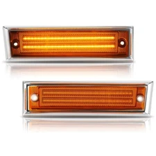 LED amber  Side Marker Lights for 1981-1991 Chevy/GMC C/K 1500 2500 C10 C20