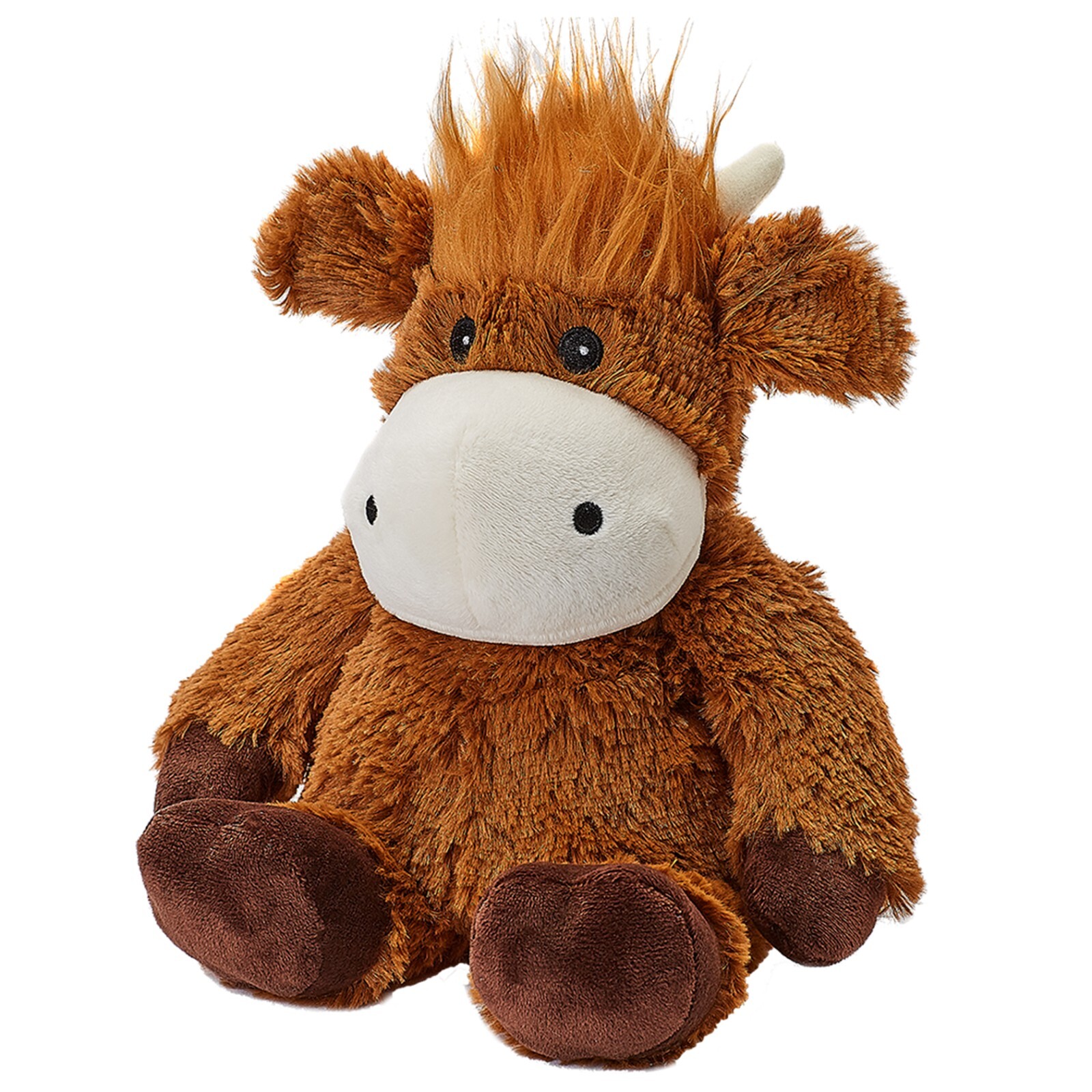 Warmies Large Microwavable Plush Highland Cow Hot Or Cold Lavender Scented
