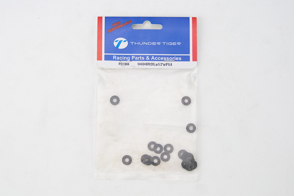 original Thunder Tiger Slices d:3mm, Steel, Silver (20