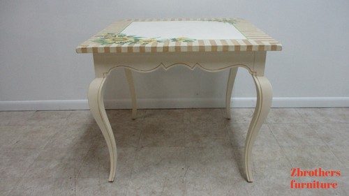 Lexington French Country Paint Decorated Dinette Card Dining Room Table