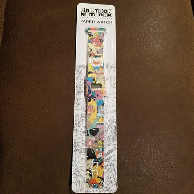 Cartoon Network 20th Anniversary Promo Rare Paper Watch