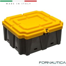 CASSETTA PORTA BATTERIA PER 2 BATTERIE DA 200 A IN ABS  - NAUTICA BARCA GOMMONE 