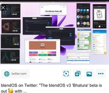 BlendOS linux AMD64 4gb USB key Canada Only